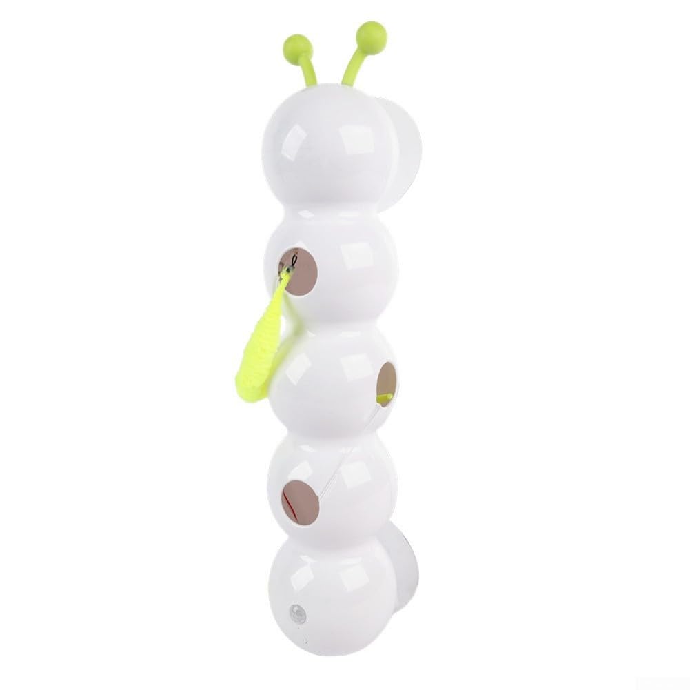 CATERPILLAR - Juguete inteligente para gatos, interactivo para gato inteligente Caterpillar, juguete interactivo para gatos de interior, juego divertido y atractivo para gatos para jugar