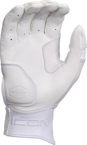 Rawlings | Luvas de beisebol ICON | Branco | Adulto Grande
