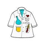 MEDFOLY Lab Pin Science Medical Enamel Brooch Funny Backpack Bag Lapel Badge Jewelry for Scientist Laboratory Lover