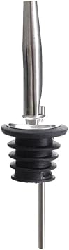 Orret Home 2 Stainless Steel Oil Can Tip, Oil Canister and Bottle Stopper for Bar, Restaurant, Cafe Home Plug Vinegar Bowl Lemon Bow Oil (2)
