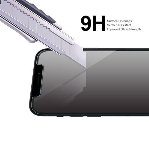 Supershieldz (2 Pack) Anti-Glare (Matte) Screen Protector Designed for iPhone 12 and iPhone 12 Pro (6.1 inch) [Tempered Glass] Anti Fingerprint, Anti Scratch, Bubble Free by Supershieldz - Image 4
