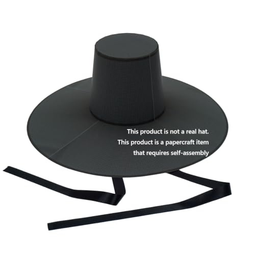 Cracker+ Real size Papercraft Gat Korean Traditional Hat 3D Paper Puzzle for Saja Boys Costume Halloween decorations Indoor decor