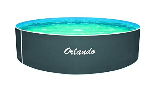 Marimex Orlando Piscina, Piscina de Pared de Acero para Jardín sin Accesorios, 3,66 x 1,07 m (Cuerpo de la Piscina + Película)
