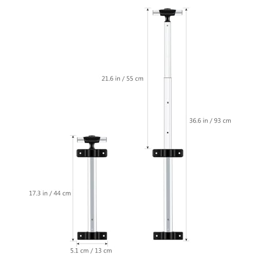 Image of Abaodam Suitcase Pull Drag Rod Suitcase Telescopic Handle Replacement Part Luggage Handle Telescoping Pull Rod Luggage Accessories Travel Aluminium Alloy