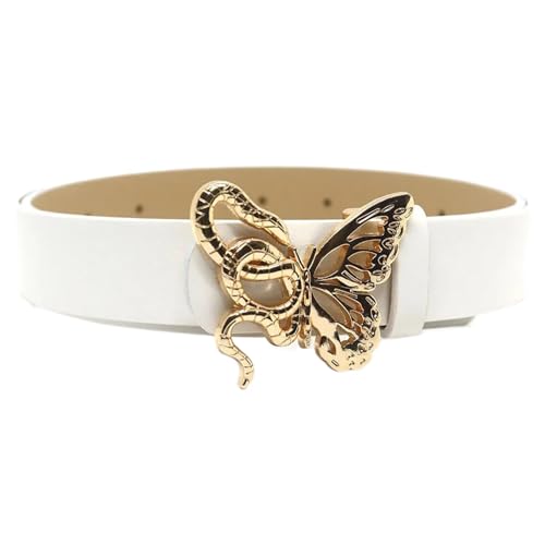 Elegant Waist Belts for Jeans Pants Dress Butterfly Buckle Skinny Belt Girls Body Jewelry Skinny Waist Chain4