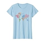 Weltkarte Reisen Flaggen Geschenkidee