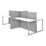 Bush Business Furniture Easy Office 4 Person Cubicle Desk Workstation