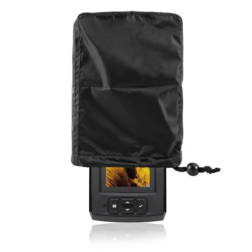 Image of Fishfinder Cover 3-10in,Depth Finder Oxford Fabric Waterproof Protection Accessories,for Hummingbird Lowrance Models,Protects Your Screen and Device from Sun Adverse Weather Damage Fishing