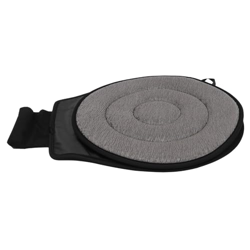FUNOMOCYA Car Seat Cushion Rotation 1pc Soft Comfortable Seat Pad for Chairs Material Easy to Carry for Office Home Grey