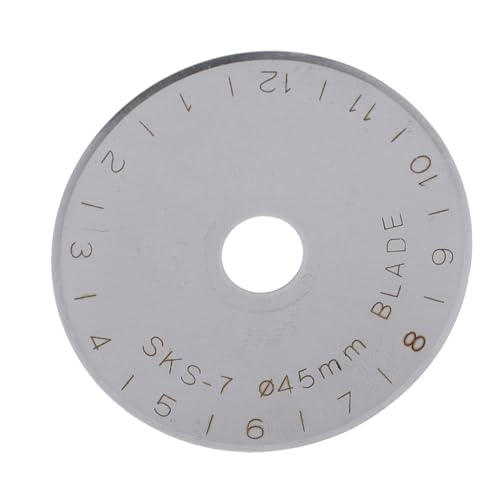 CHEOTIME 45mm Rotary Cutter Blades 5Pack Replacement Rotary Blade for Olfa, Ideal for Arts Crafts Quilting Scrapbooking Sewing, Sharp - Thumbnail 7