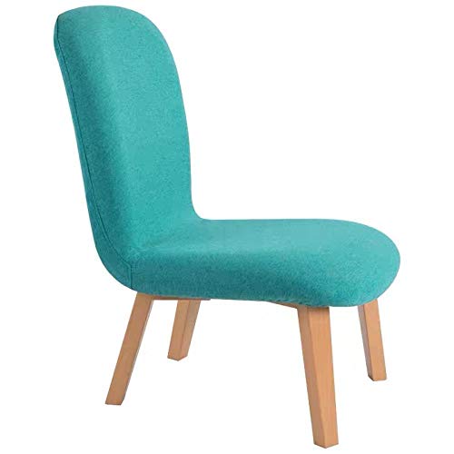 hljiayin - Taburete de Madera Maciza para Silla de Ocio o Lactancia con Respaldo, Verde Menta, Medium