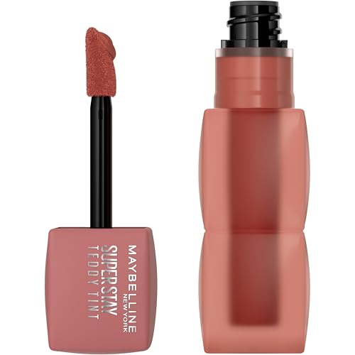 Image of MAYBELLINE Super Stay Teddy Lip Tint, Long Lasting Matte Lipstick for Up To 12HR Wear, Kitten Heel, 1 Count