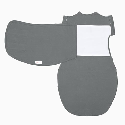 Image of embe 2-Way Transition Swaddle, 12-18 lbs, Arms & Legs In Or Out, Warm Up & Cool Down 100% Cotton, 3-6 Months