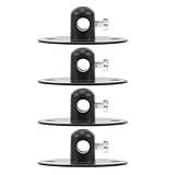 PACKOVE 4 Pieces Black Ceiling Light Canopy Cable Lock Wire Clips for Pendant Lamp Installation Kit