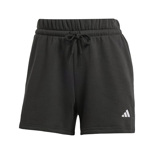 Adidas Femme Essentials Small Logo Feel Cozy Shorts, Black/White, Xl
