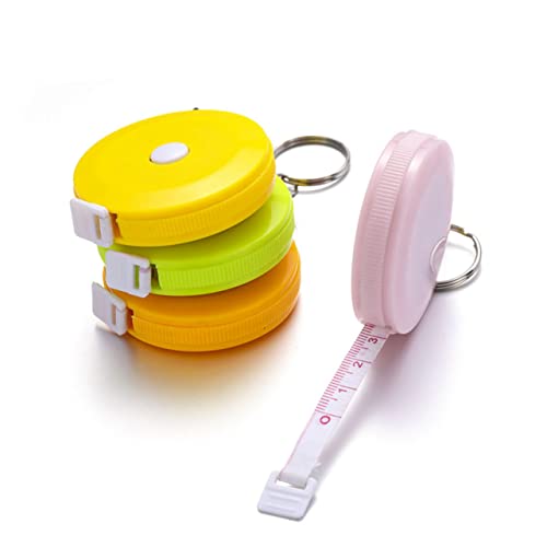 SEWACC Mini Metro a Nastro Portatile Ad Precisione Rosa Strumento Di Misurazione Per Busto e Altezza 1,5 m Per Domestico Ed Esterno