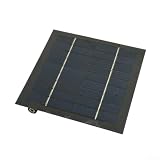 Honseadek Ventola Solare Portatile, Efficiente, Impermeabile, per Esterni, Mini Ventilatore per Polli, Serre, Capannoni, Animali Domestici (Pannello Solare)