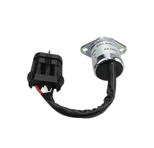 Électrovanne solénoïde d'arrêt moteur 12V 6670602 pour chargeuse compacte S70