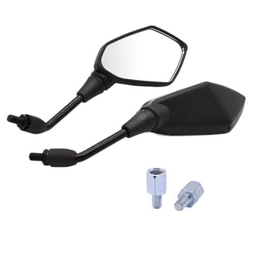 Moto Specchietto Retrovisore Motorrad Spiegel Carbon Fiber Weiß Glas Rückspiegel Für Suzuki Für GSF 1250 1200 650 Für BANDIT GSX 1250 1400 650F(1)