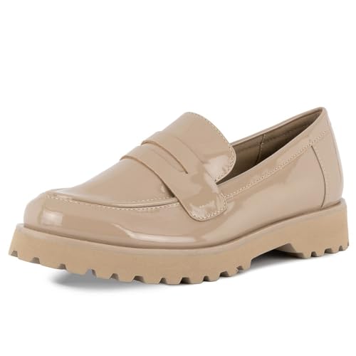 Image of Jones New York Women Platform Slip On Chunky Loafers Shoes Penny Loafers for Ladies