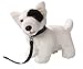 Bullterrier stehend mit Leine, Plüschtier, Kuscheltier ca. 26cm lang, 20cm hoch von Carl Dick 3278