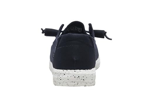 Image of HEYDUDE Girl's Youth Wendy Garden Floral Slip On Shoe | Skyway Blue /Multi | Lightweight Loafer with Elastic Laces