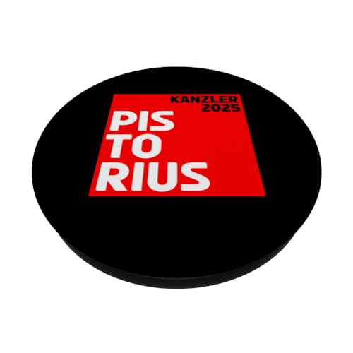 Pistorius Kanzler 2025 Bundeskanzler PopSockets Swappable PopGrip, Black - Image 2