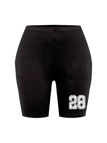 RoseSeek Conjunto de 2 peças esportivas de verão para meninas, camisa e mini shorts de motociclista,