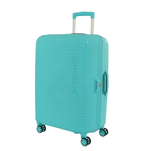 Image of Kamiliant 3PC KAM Double 8 Spinner Wheels Hard Shell Suitcase Nexus DW Set Aqua BLU, Small, Medium and Large, 79 cm