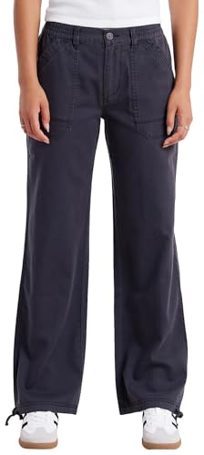 UNIONBAY Women's Drapey Woven Full Length Straight Leg Pant