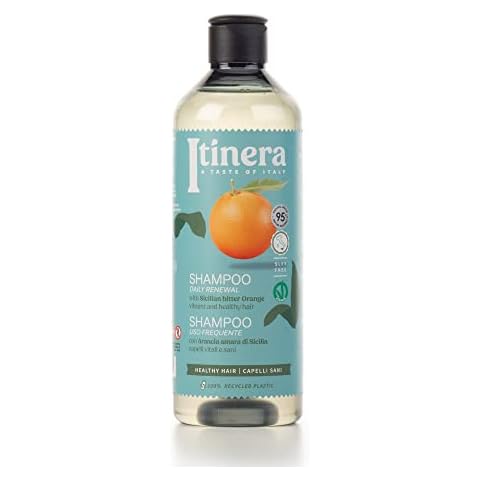 ITÍNERA Itinera Daily Renewal Shampoo with Sicilian Bitter Orange (12.51 fl oz) - for Vibrant and Healthy Hair - Vegan Friendly - 95% Natural Origin Ingredients Cover