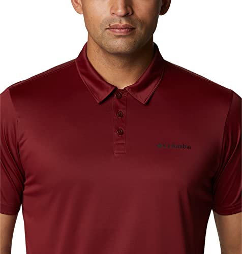 Image of Columbia Men's Solid Regular Fit Hike Polo