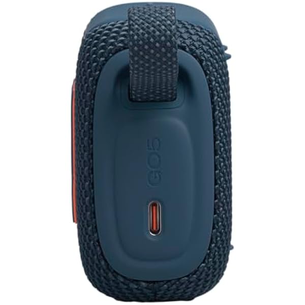 JBL GO 5 Ультрапортативная Bluetooth колонка с большим звуком JBL Pro и мощными басами, AirTouch сопряжение, водонепроницаемый дизайн и 10-часовое время воспроизведения, синий
