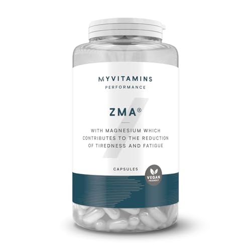 Myprotein ZMA Capsules Zinc Magnesium & Vitamin B6 Supports Muscle Recovery Immune Health & Sleep VeganFriendly (90 Count (Pack of 1))