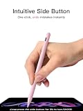 Stylus Pen for ipad 2018-2025, USB-C Fast Charging Pencil, Pixel-Perfect Tilt Sensitivity for iPad 11/10/9/8/7/6/A16, iPad Mini 7/6/5, iPad Air M3/M2 11"/13"/5/4/3, iPad Pro M4 13"/12.9″/11″-Pink
