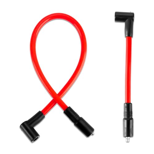 Image of DYNA-409BK Spark Plug Wires, Compatible with Harley-Davidson Big Twin Dyna Super Glide /Wide Glide /Low Rider 2000-2017 & Softail Springer /Slim /Deluxe /Deuce 1999-2017