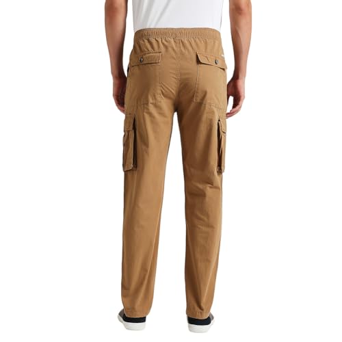 Image of Pepe Jeans Men Cotton Straight Fit Straight Casual Pants