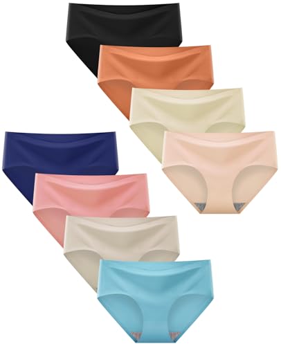 Finihen Girls Underwear Seamless Teen Girls No Show Big Girls Panties Fashion Style Size15-16Years.