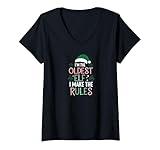 Photo Gallery donna im the oldest elf i make the rules christmas tees and bags maglietta con collo a v Photo Gallery donna im the oldest elf i make the rules christmas tees and bags maglietta con collo a v