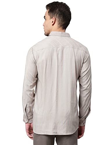 Image of Nirmla Fashion Men's Solid Regular Fit Full Sleeve Cotton Casual Shirt