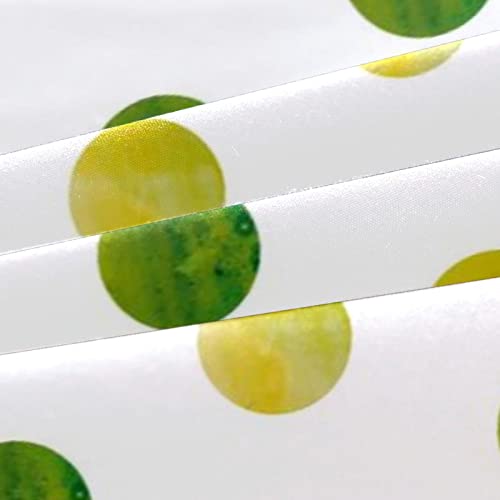 Duvet Covers Set King Green Yellow Watercolor Polka Dot - Soft And Breathable Microfiber Comforter Bedding Set With Zipper Closure For Kids Women Men, 1 Duvet Cover 2 Pillowcase #TOP2