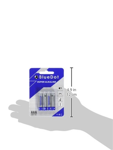 Bluedot Trading Aaa Alkaline 1.5V Batteries Long Lasting, All-Purpose Battery For Popular Gadgets, Household And Business, Easy To Open Packs, 12 Count #TOP1