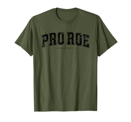 Retro Pro Roe 1973 Feminist Womens History Month T-Shirt