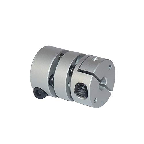 SUOFEILAIMU-PHONE CASE Metal Coupler for Engraving Machine Double Diaphragm Coupling D20 L28 Flexible Clamping for Stepper Motor (Inner Diameter : 8mm to 8mm)