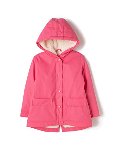 ZIPPY Parka Acolchada con Capucha Abrigo, Rosa (Bubblegum 17/1928 TC 517), 4 años (Tamaño del Fabricante:3/4) para Niñas