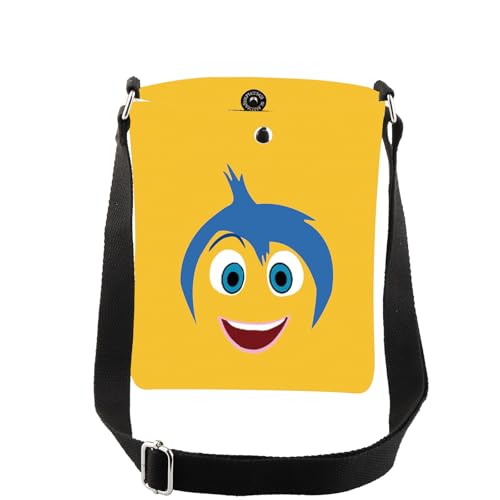 CMNIM Cartoon Emotinal Movie Gifts Yellow Face Character Crossbody Bag Movie Fans Gifts Feelings Merch
