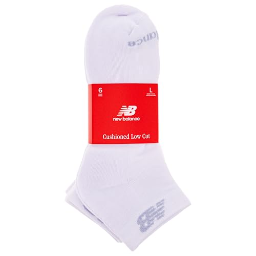 New Balance Unisex-Adult's Men's and Women's Performance Cushioned Low Cut Socks-6 & 12 Pairs-Moisture Wicking4