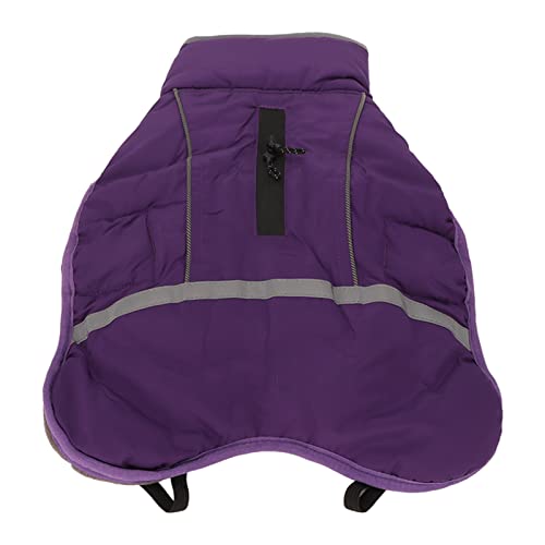 GLOGLOW Casaco refletivo de inverno para cães, jaqueta quente para cães, impermeável, elegante para