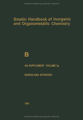 Buy B Boron Compounds (Gmelin Handbook of Inorganic a) — BookShops.in