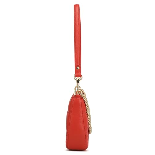 Image of Da Milano Leather Shoulder Bag for Women